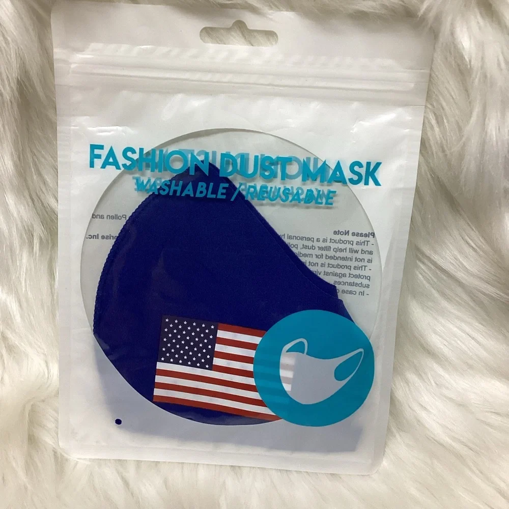 Fashion Dust Mask And Admiral-L-Adjustable Mask. Set of 2. N Blue & R Blue. NEW